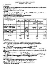 Đề kiểm tra học kì II môn Hoá 9 năm học 2015  2016